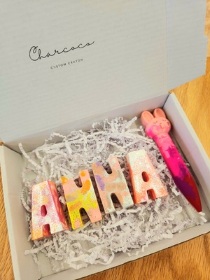 我が子の名前で作る♪知育くれよんのワークショップ♡