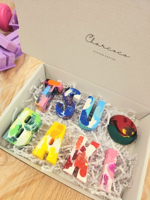 我が子の名前で作る♪知育くれよんのワークショップ♡