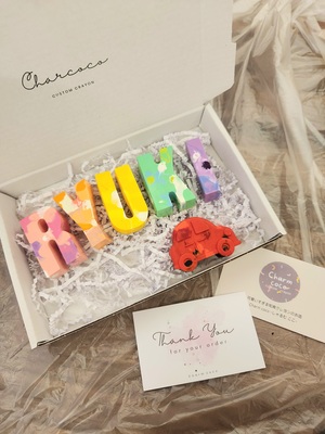 我が子の名前で作る♪知育くれよんのワークショップ♡