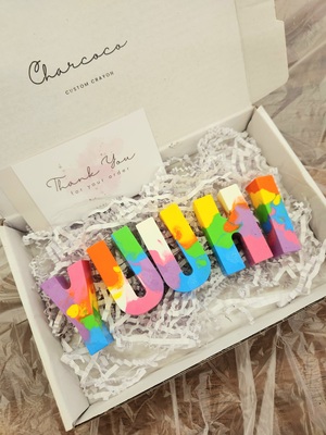 我が子の名前で作る♪知育くれよんのワークショップ♡