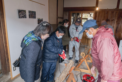 【体験予約】古民家で里山の暮らし体験～しいたけ菌打ち～（予約受付：2月10日（火）～）