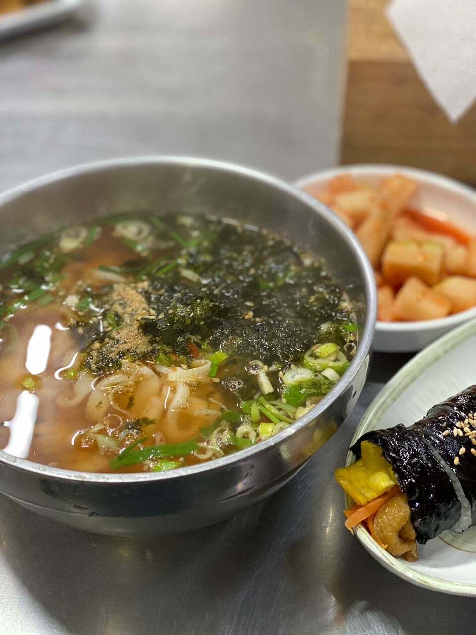 ２月hodo食堂料理教室　韓国料理つくってみよう会　韓国の麺料理　カルクグスなど