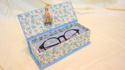 【はじめてのカルトナージュ】めがねケース　4月5日(日)＊中学生以上