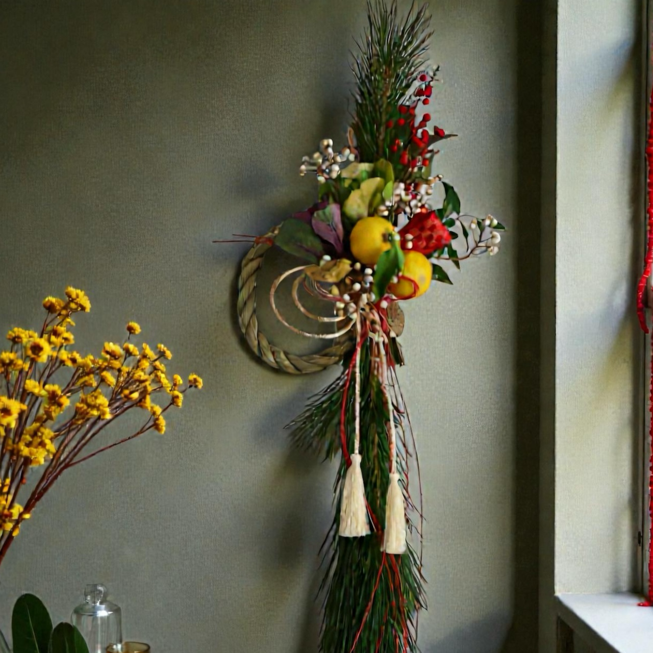 最強運気を引き込め！しめ縄飾り