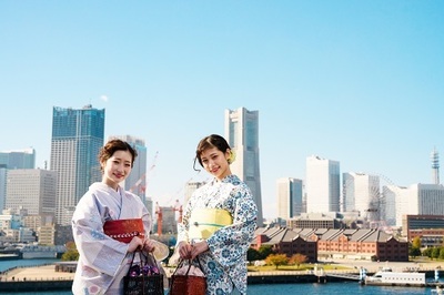 観光　着物レンタル着付け／Kimono Rental and Dressing