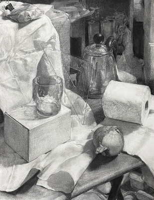 【デッサン】見ること・描くことの原理を知るデッサン基礎講座（マンツーマン形式）　講師：ヨシカワ