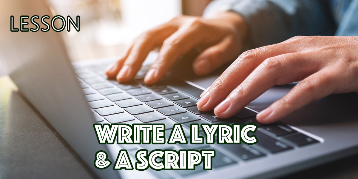 作詞・シナリオコース　レッスンご予約