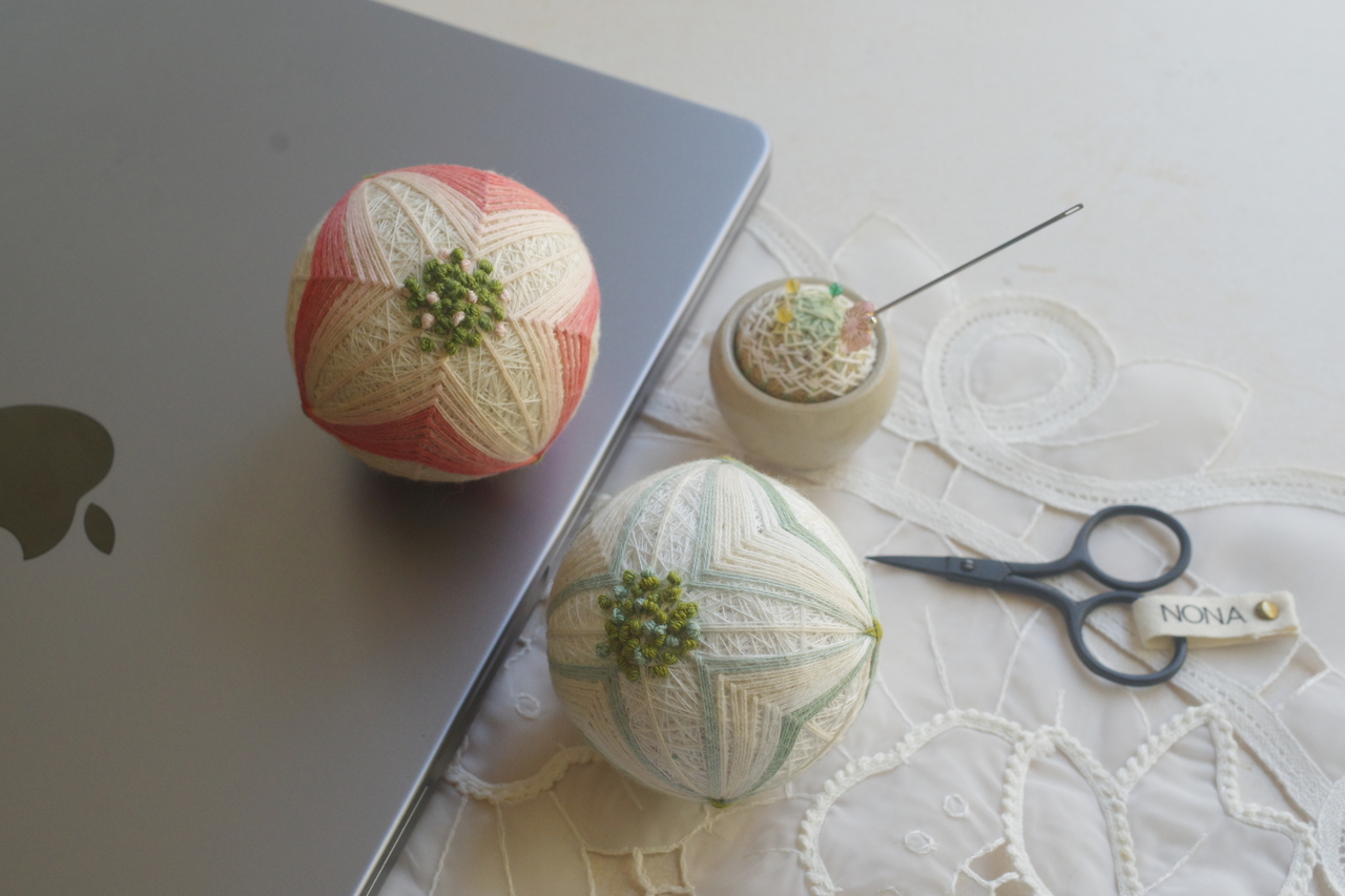 【仙台・藤崎百貨店/手芸マルシェ】ハナミズキの手まり（3/13開催）