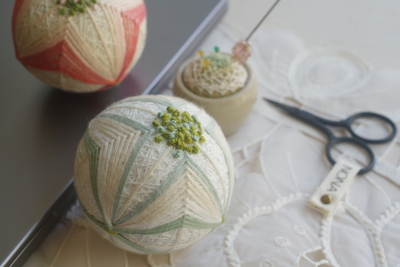 【仙台・藤崎百貨店/手芸マルシェ】ハナミズキの手まり（3/13開催）