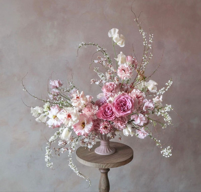 ハンドメイド❣️春のフラワーアレンジ桜の花❣️ SPECIAL【3月限定 SAKURAレッスン～桜の華やかアレンジメント～】旬の