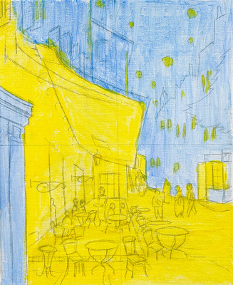 【Itoya Workshop】追加開講分予約　 リキテックス・アクリル絵具講座-ゴッホを描く-