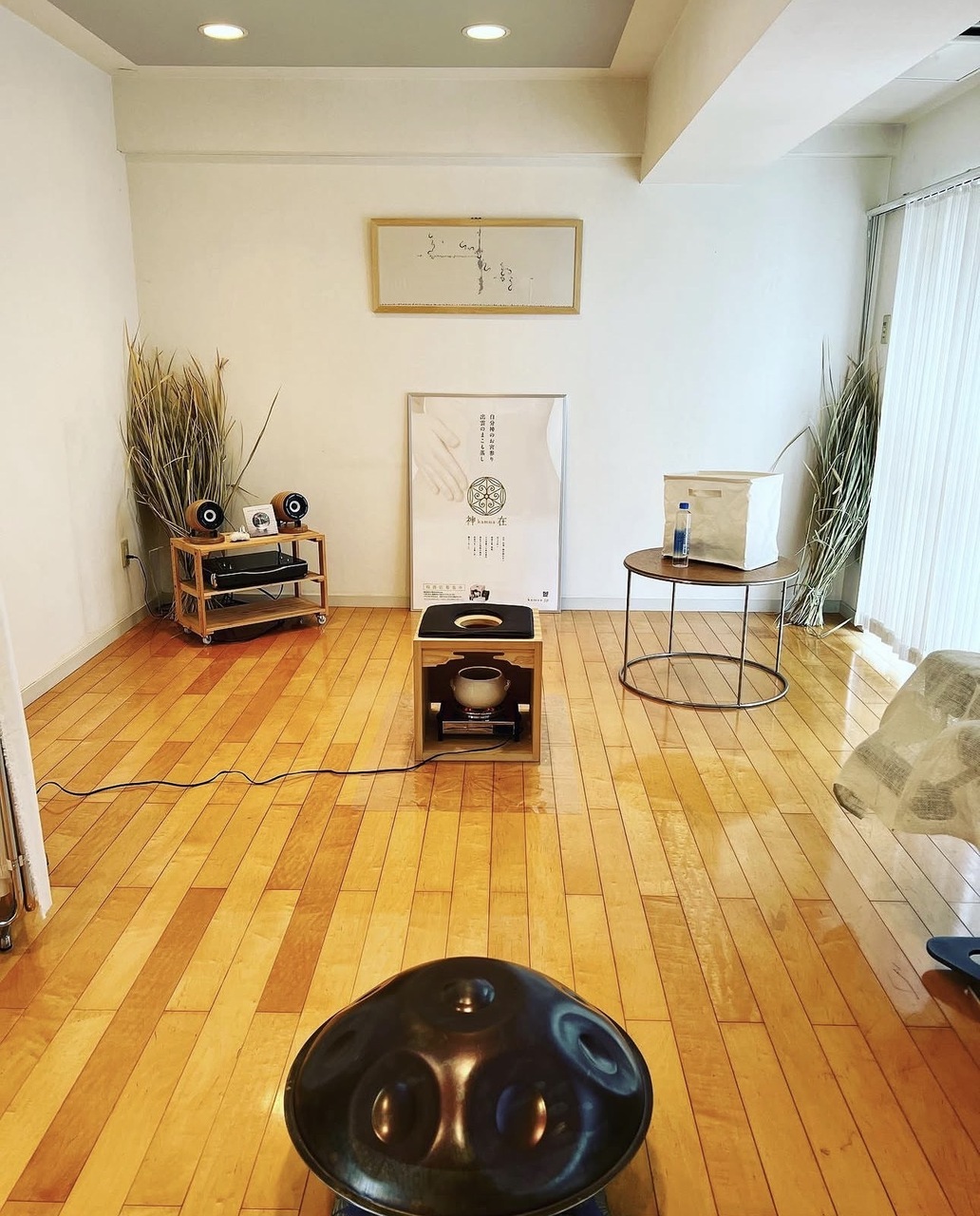 出雲まこも蒸し x  サウンドヒーリング　90分　8800円（1-2名様）