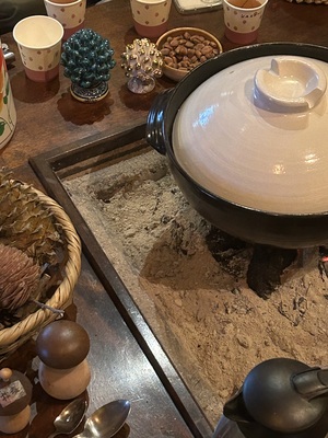 【節分＆発酵恵方巻き】囲炉裏で松の玄米茶作り＆老眼回復した内観報告レポ会
