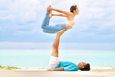 ＠残波岬公園 アクロヨガ