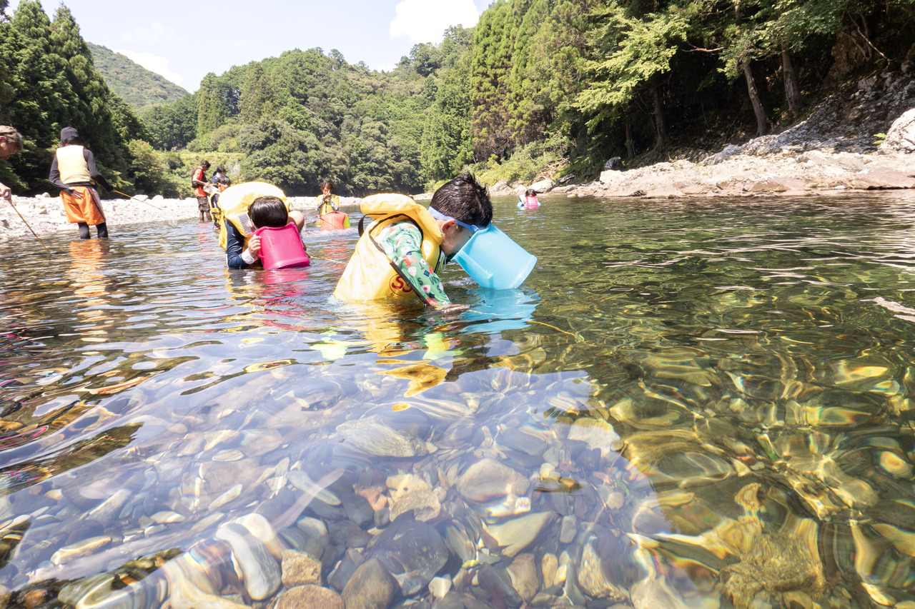 川遊び体験(古座川町)_和歌山プログラム_ポケマルおやこ地方留学2025夏