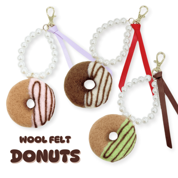 【サクラス戸塚店】羊毛フェルトで作るドーナツチャーム