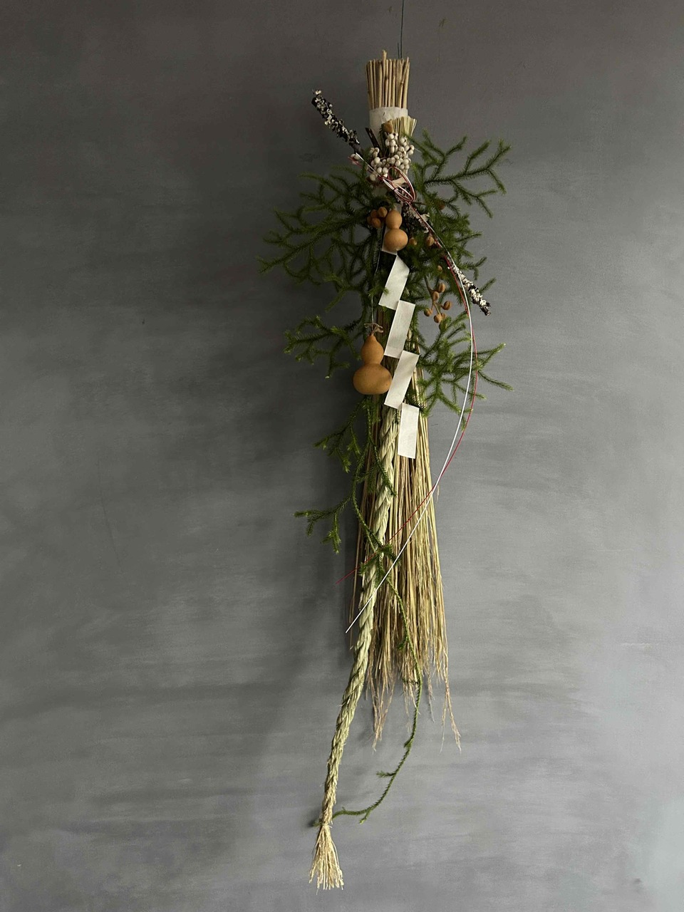 《錢屋塾》季節の草花を愉しむ講座　二十四節気の壁飾り「新しい年を迎える壁飾り-冬至-」