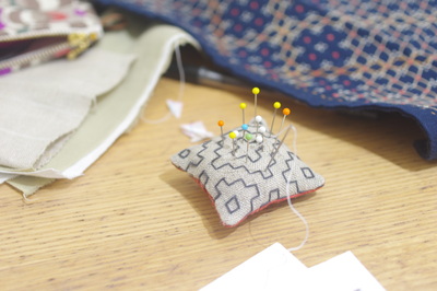 NONA Sashiko  ミニミニピンクッション　♡刺し子はじめてさんも♡