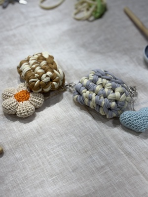 クロシェ(かぎ針編み)ワークショップ / イヤホンケース