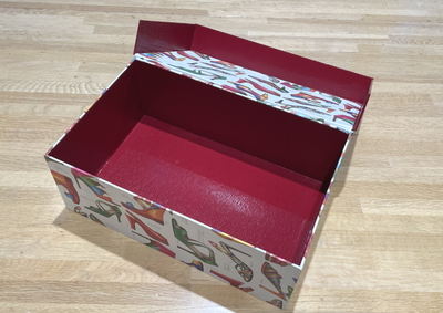 NEW!【カルトナージュ 上級★★★★★】Shoes Box 4月14日(火)・4月22日(水)  ＊中学生以上