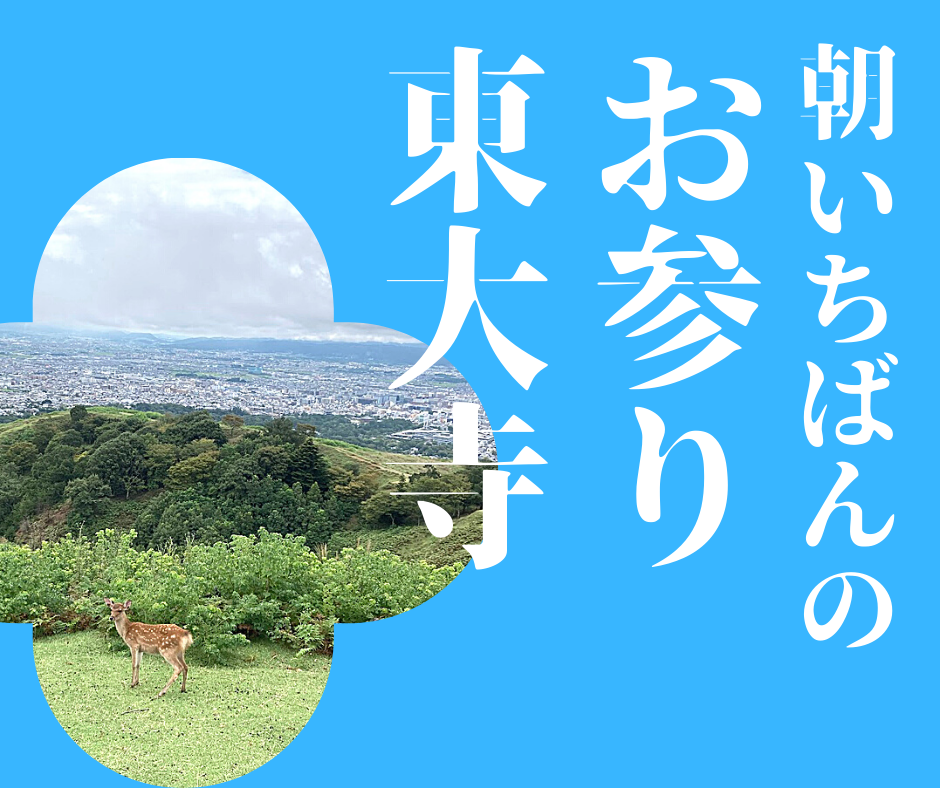 10/26(日)朝いちばんのお参りツアー 人でめぐる東大寺 あなたがいたから守られた