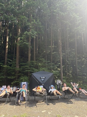 [平日のご予約]【東京：北秋川自然休暇村】北秋川の清流で非日常テントサウナ体験！夏でも涼しい