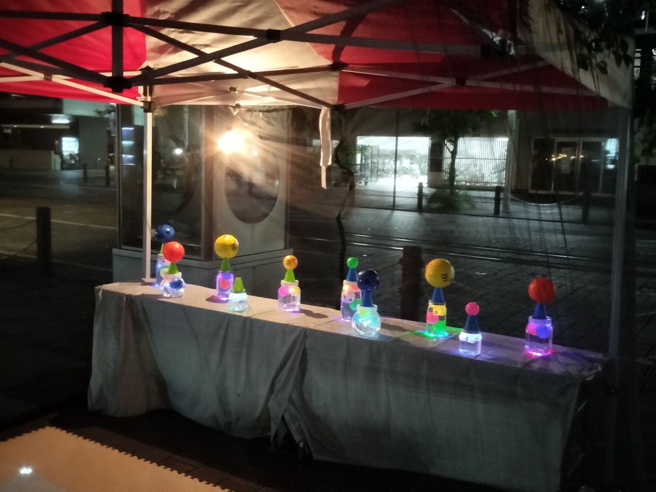 越中大手市場 ナイトマルシェ トイドローン体験会