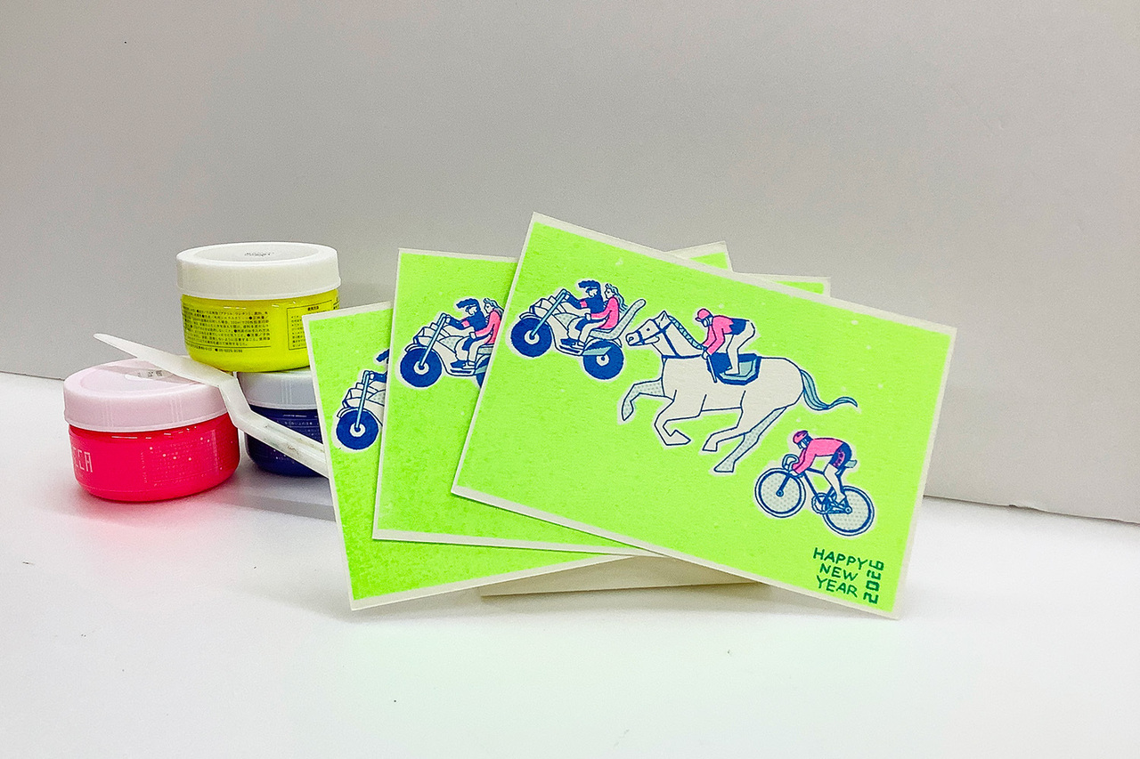 ＜受付終了＞シルクスクリーンではがきを刷ろう 3日間コース｜11/7(金)･11/14日(金)･11/21(金)