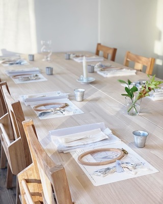 〔刺繍１dayレッスン〕動物刺繍の日；白鳥の会