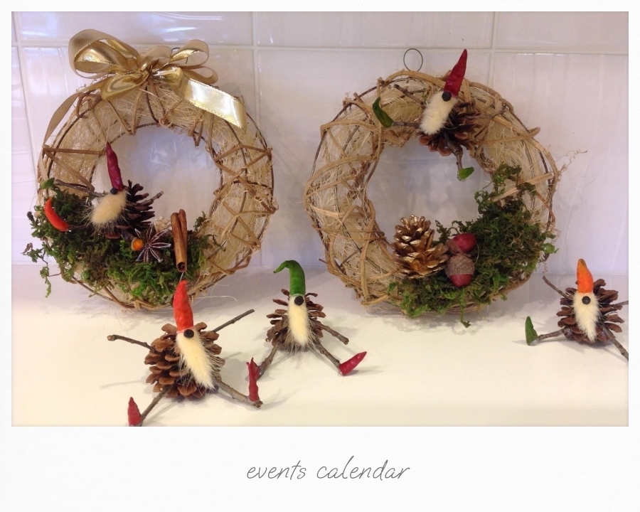 11/23(日) 松ぼっくりでサンタクロースを作ろう