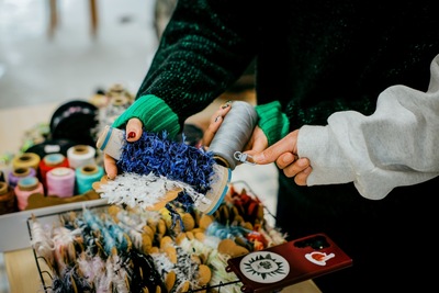 ヤーンアクセサリーWS (イヤリング・チャーム・ストラップ) 