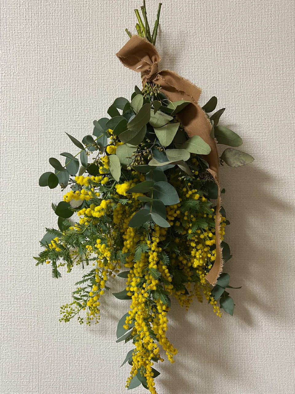「ピースフラワーズワークス」ミモザワークショップ