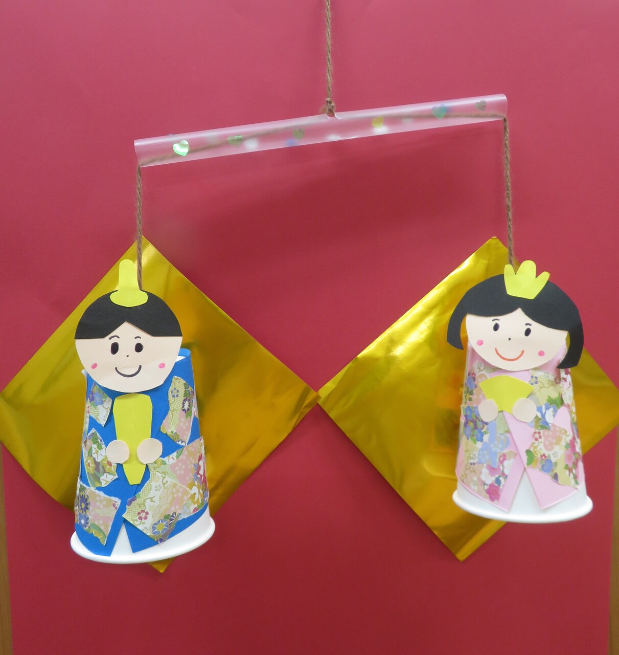 季節のせいさく遊び【ひなまつり】