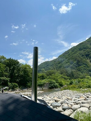 【関東・群馬】グループ貸切120分制／湯檜曽川の天然川水風呂でテントサウナ