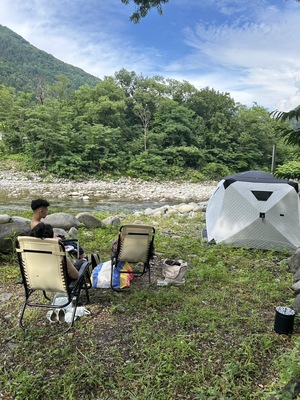 【関東・群馬】グループ貸切120分制／湯檜曽川の天然川水風呂でテントサウナ