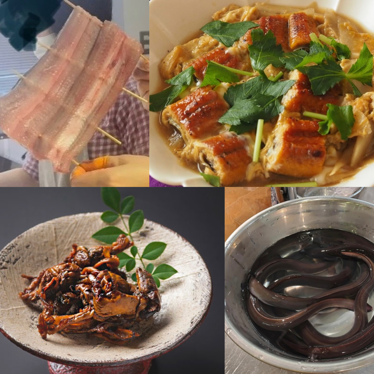 豊洲ツアー　鰻柳川丼と山椒くりから焼き