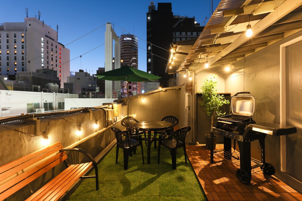 平日の方はこちら☆屋上バーベキュー最大12名まで(BBQテラス心斎橋)3時間￥19140円～