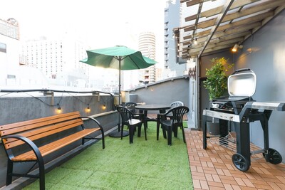 平日の方はこちら☆屋上バーベキュー最大12名まで(BBQテラス心斎橋)3時間￥19140円～