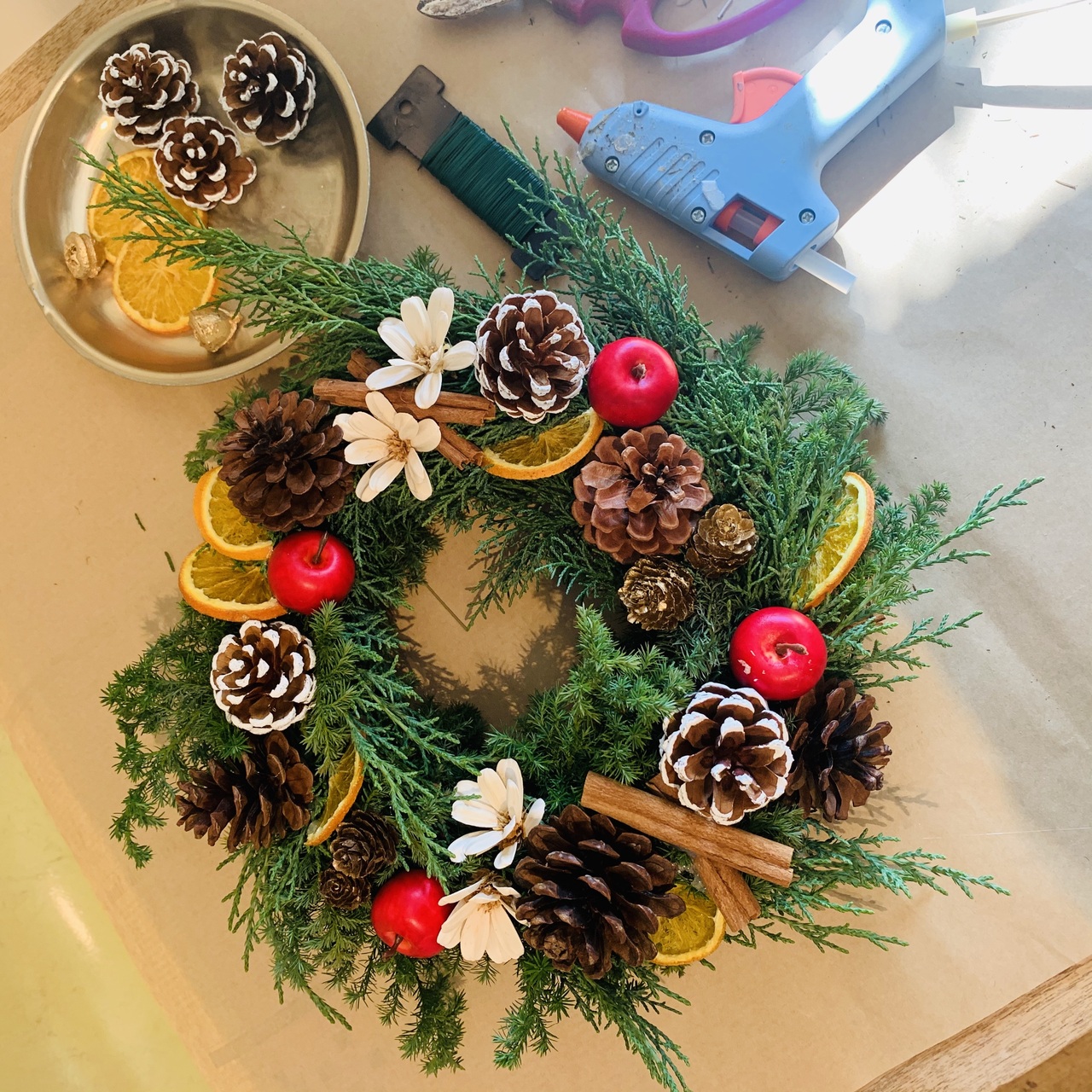 クリスマスリース教室~パーツつけ放題~(富岡教室)