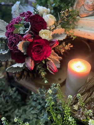 12月季節のフラワーレッスン