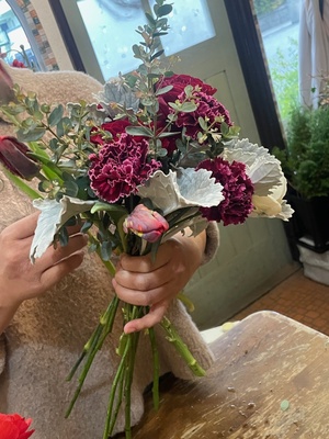 12月季節のフラワーレッスン