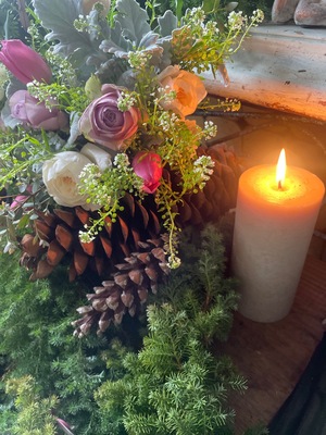 12月季節のフラワーレッスン