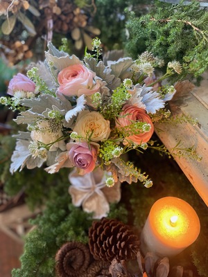 12月季節のフラワーレッスン