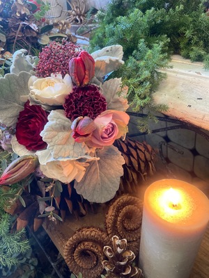 12月季節のフラワーレッスン