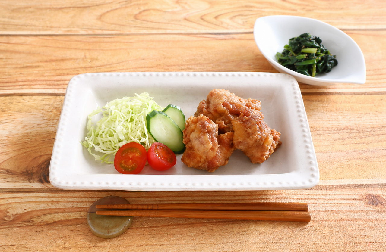 〈実践（小学4年生以上）クラス〉【お料理】ジューシーからあげ&ごま和え