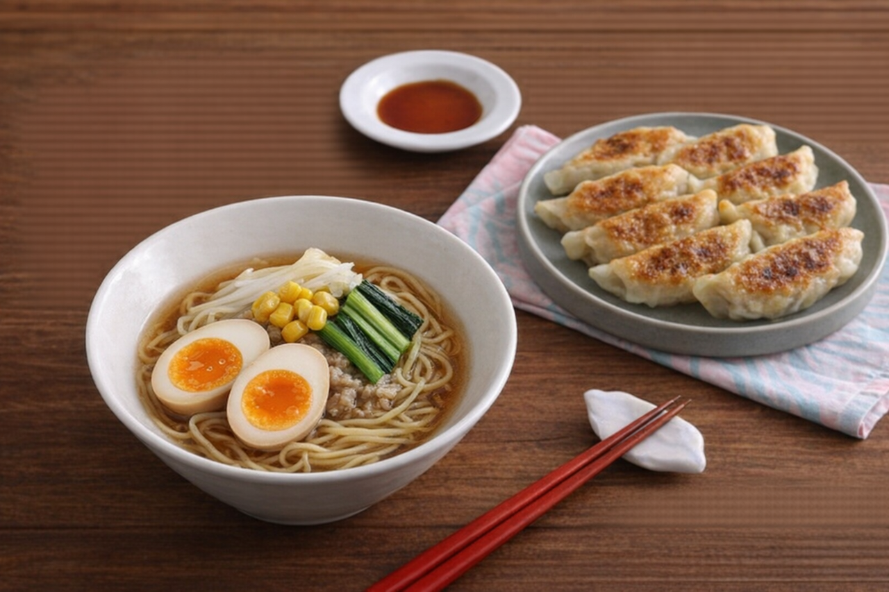 〈実践（小学4年生以上）クラス〉【お料理】手打ちラーメン＆焼き餃子