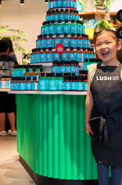 LUSHでお仕事体験-ショップスタッフ体験