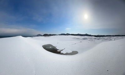 【鳥取砂丘で新感覚アクティビティー】ガイドと一緒にスノーシューで砂n歩（おさんぽ）