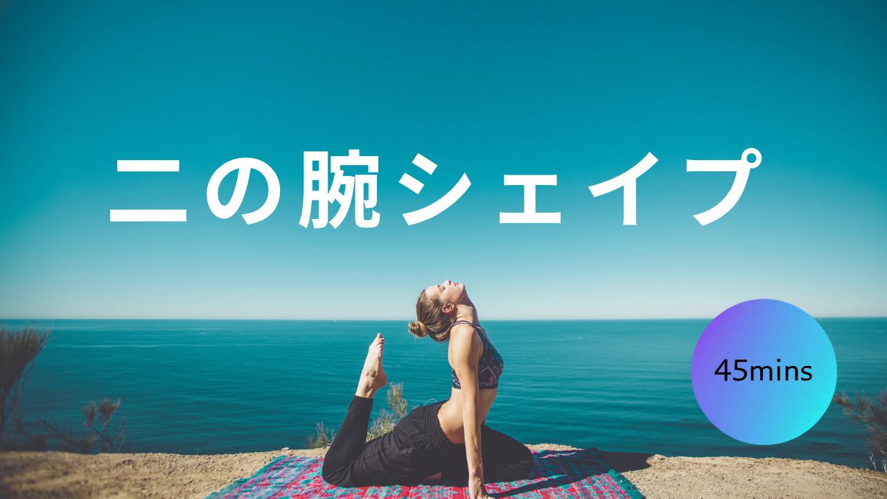 二の腕シェイププログラム