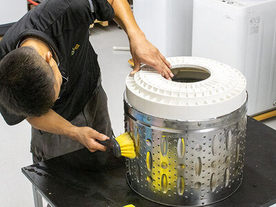 縦型洗濯機の徹底分解クリーニング